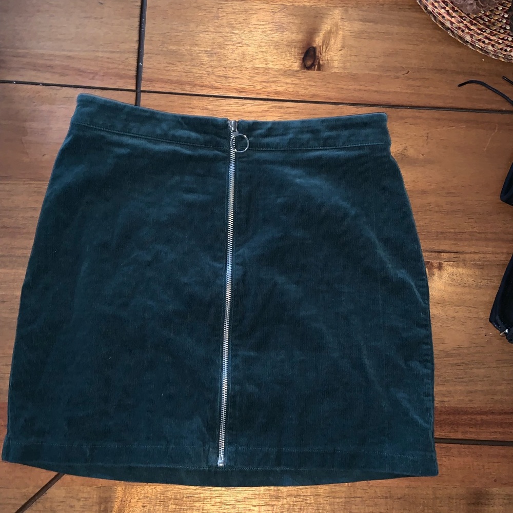 Green skirt